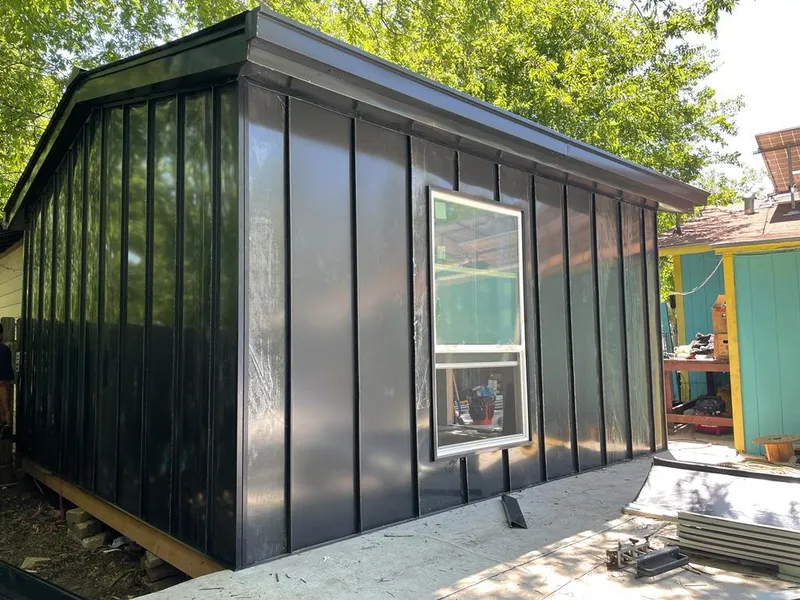 Black standing seam metal wall panels for Roof Inspection in Hagerstown